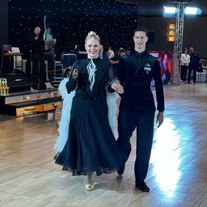 Ballroom dress for competitions size US16